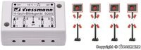 Viessmann H0 (1:87) 5835 - Andreaskreuze, 4 St&uuml;ck mit Blinkelektronik...