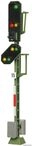 Viessmann H0 (1:87) 4015 - H0 Licht-Einfahrsignal mit Vorsignal Modellbahn