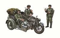 Italeri 510000317 - 1:35 Motorrad-Gespann Z&uuml;ndapp KS750 Modellbau