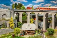 Faller H0 (1:87) 120466 - Viadukt-Set, 2-gleisig, gebogen Modellbahn