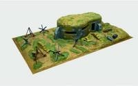 Italeri 510006070 - 1:72 WWII - Zubeh&ouml;rteile und Bunker Modellbau