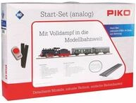 Piko H0 (1:87) 57112 - Start-Set mit Bettung Personenzug Dampflok mit Tender