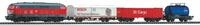 Piko H0 (1:87) 57154 - Start-Set mit Bettung BR 218 DB Cargo mit 3 G&uuml;terwagen