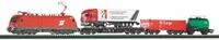 Piko H0 (1:87) 57177 - Start-Set mit Bettung Taurus &Ouml;BB mit G&uuml;terwagen Modellbahn