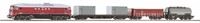 Piko H0 (1:87) 97935 - Start-Set mit Bettung BR 130 CSD + 3 G&uuml;terwagen...
