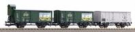Piko H0 (1:87) 58398 - 3er Set Bierwagen DB III "Brauereien aus...