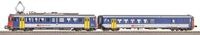 Piko H0 (1:87) 96854 - 2er Set Rbe 4/4 NPZ SBB IV Triebwagen + Steuerwagen Modellbahn