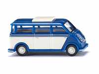 Wiking H0 (1:87) 033402 - DKW Schnelllaster Bus - blau/perlweiß Modellbahn