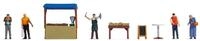 Noch H0 (1:87) 16228 - Figuren-Themenwelt Fischstand Modellbahn