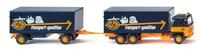 Wiking H0 (1:87) 045703 - Kofferh&auml;ngerzug (Scania 111) "ASG " Modellbahn