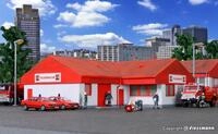 Kibri H0 (1:87) 39220 - Spur H0 Feuerwehr Verwaltungsgeb&auml;ude Modellbahn
