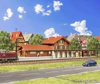 Kibri Z 36703 - Bahnhof Chateau dOex Modellbahn