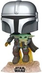 Funko FK50959 - Star Wars The Mandalorian POP! TV Vinyl Figur Mando Flying w/ Jet