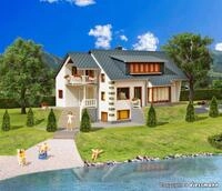 Vollmer H0 (1:87) 43711 - Haus am See Modellbahn