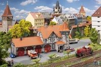 Faller N 232194 - Rathaus mit Feuerwache Modellbahn