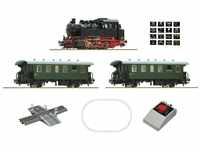 Roco H0 (1:87) 51161 - Analog Start Set: Dampflokomotive BR 80 mit Personenzug