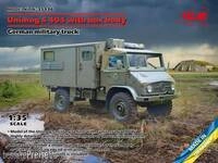 ICM 35136 - 1:35 Unimog S 404 with box body,German military truck Modellbau
