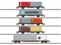 Märklin H0 (1:87) 047680 - Container-Tragwagen-Set Modellbahn