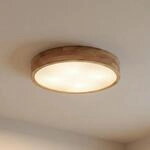 Lindby Deckenlampe Tanju, &Oslash;50 cm, 4-flg., Kautschukholz, E27