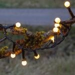 LED-Lichterkette Berry Mini mit Timerfunktion wei&szlig;