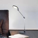 LED-Schreibtischleuchte Konsti, H&ouml;he 90 cm, schwarz, Metall