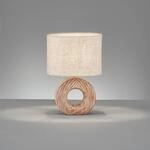 Tischleuchte Hanke H&ouml;he 31 cm Schirm sand
