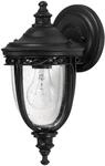 Wandlaterne English Bridle, IP44, &Oslash; 16,5 cm, schwarz