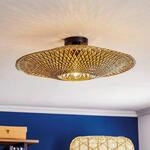 GOOD & MOJO Deckenlampe Bali, &Oslash; 60 cm, schwarz/natur, Bambus
