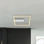 LED-Sensor-Deckenleuchte Nici quadratisch alu