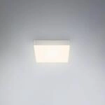 LED-Deckenleuchte Flame, 15,7 x 15,7 cm, silber