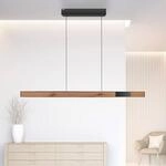 LED-H&auml;ngeleuchte PURE Moto-Rise, oak/black pearl, Alu, CCT