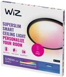 WiZ SuperSlim LED-Deckenleuchte RGBW &Oslash;54cm schwarz