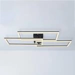 LED-Deckenleuchte Tiny 3fl Rechtecke schwarz CCT