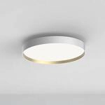 LOOM DESIGN LED-Deckenleuchte Lucia, wei&szlig;/goldfarben &Oslash; 60 cm