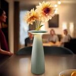 LED-Akku-Tischlampe Nuflair, gr&uuml;n, IP54, dimmbar, 24 cm