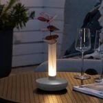 LED-Tischleuchte Biarritz, IP54, Akku, CCT, wei&szlig;