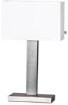 By Ryd&eacute;ns Prime Tischlampe H&ouml;he 47cm nickel/wei&szlig;