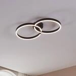 LED-Deckenlampe Armandolo, schwarz, L&auml;nge 67 cm, CCT, RGB