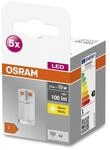 OSRAM Base PIN LED-Stiftsockel G4 0,9W 100lm 5er