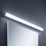 Lindby Klea LED-Badezimmerlampe, 120 cm, chrom, Metall, IP44