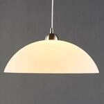 Lindby H&auml;ngeleuchte Valeria, wei&szlig;, Glas, &Oslash; 40 cm, E27