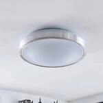 Lindby LED-Deckenlampe Emelie, &Oslash; 42 cm, alufarben, Metall
