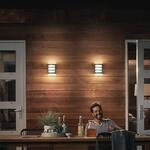 Philips LED-Au&szlig;enwandleuchte Python UE, anthrazit
