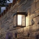 Philips Solar-Sensorwandlampe Camill schwarz/wei&szlig; 14 x 14 cm