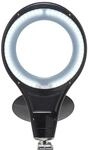 LED-Arbeitsplatzleuchte MAULmakro, schwarz, 46 cm, Standfu&szlig;