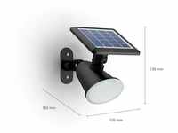 Philips LED-Solar-Wandleuchte Jivix