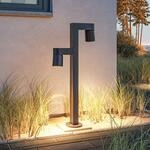 Paulmann LED-Wegeleuchte Kimu 2, anthrazit, 2-fl., 3.000 K