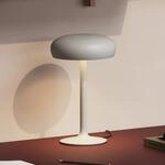PLEASE WAIT to be SEATED LED-Tischlampe Emendo, grau, dim