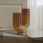 AYTM Vase Arura, bernstein, H&ouml;he 40 cm, Breite 34 cm, Glas