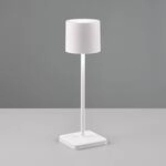 LED-Tischleuchte Fernandez, Dimmer und CCT wei&szlig;